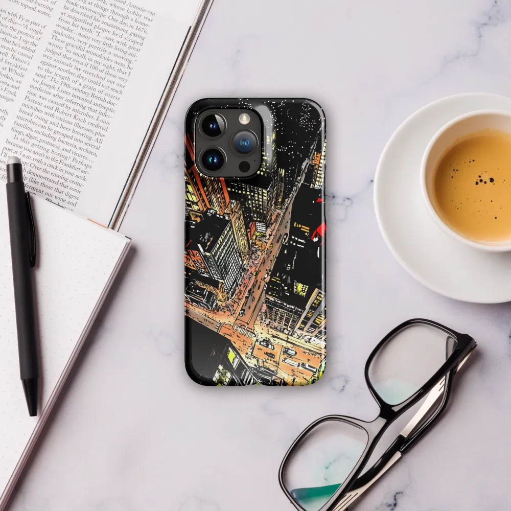 Urban Nightscape: A Bird's-eye View