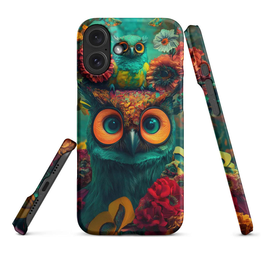 Majestic Harmony: The Floral Owl
