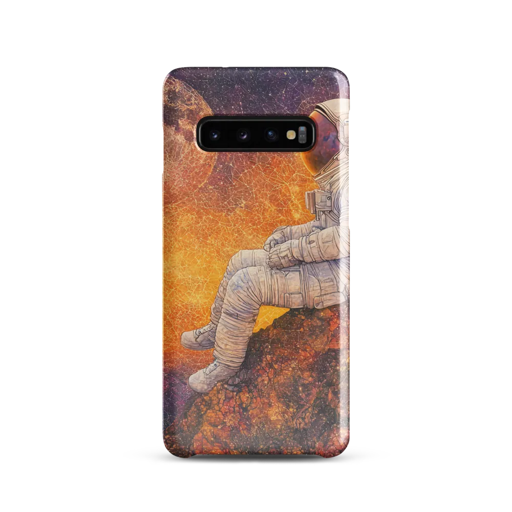 Cosmic Contemplation | Phone Case |  S10 | Snap Case | Glossy