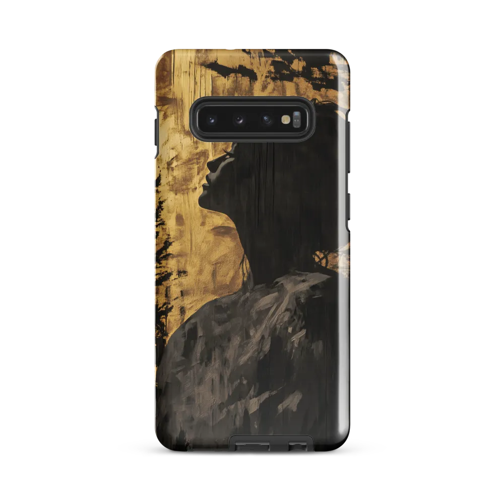 Silhouette of Contemplation | Phone Case |  S10 Plus | Tough Case | Glossy