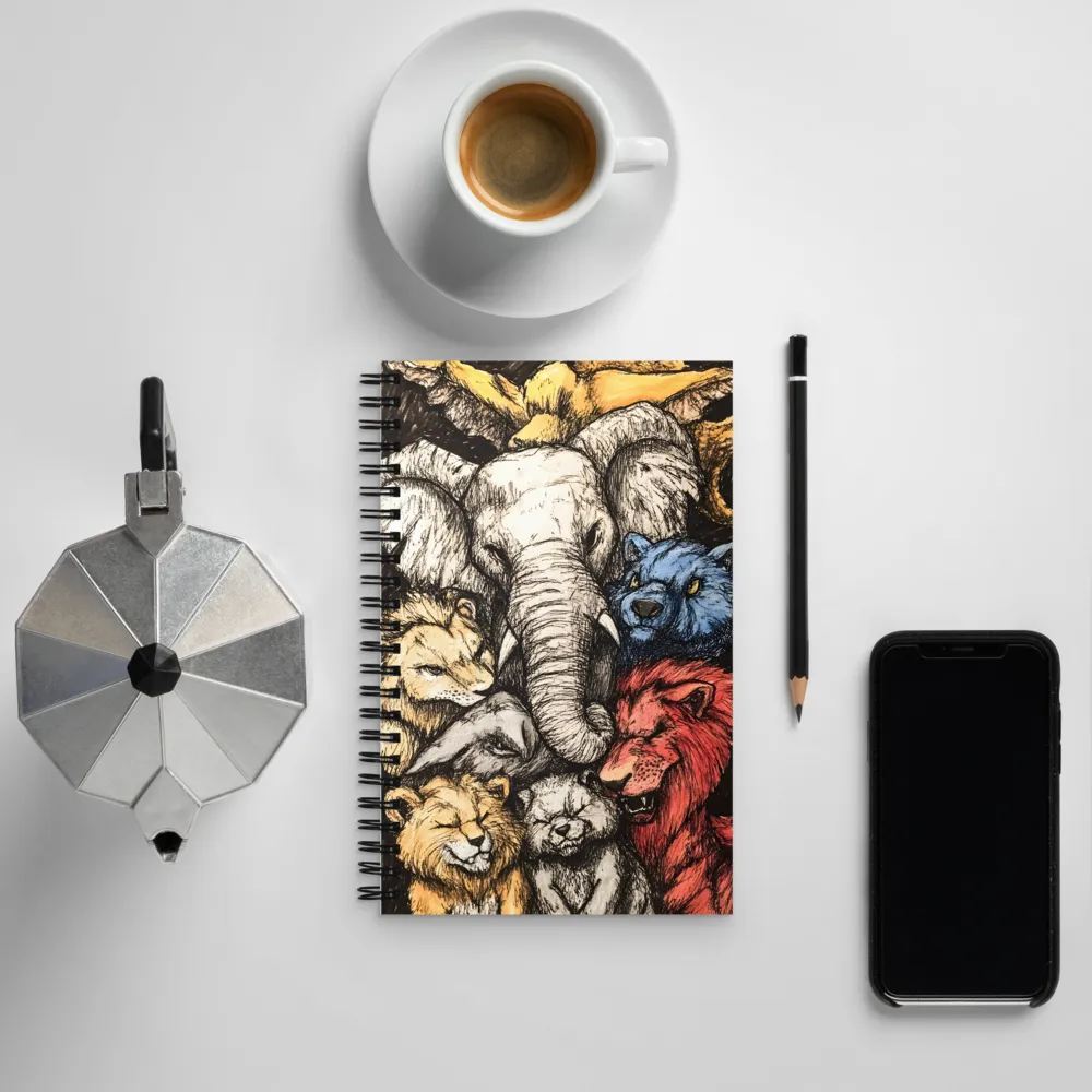 Majestic Unity of the Wild | Spiral Notebook