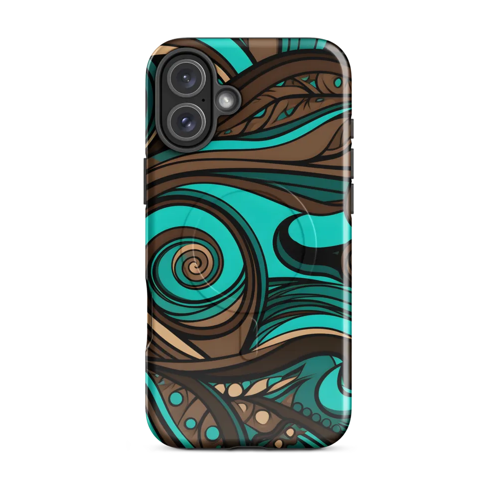 Fluctuating Currents | Phone Case |  16 Plus | MagSafe® Tough Case | Glossy