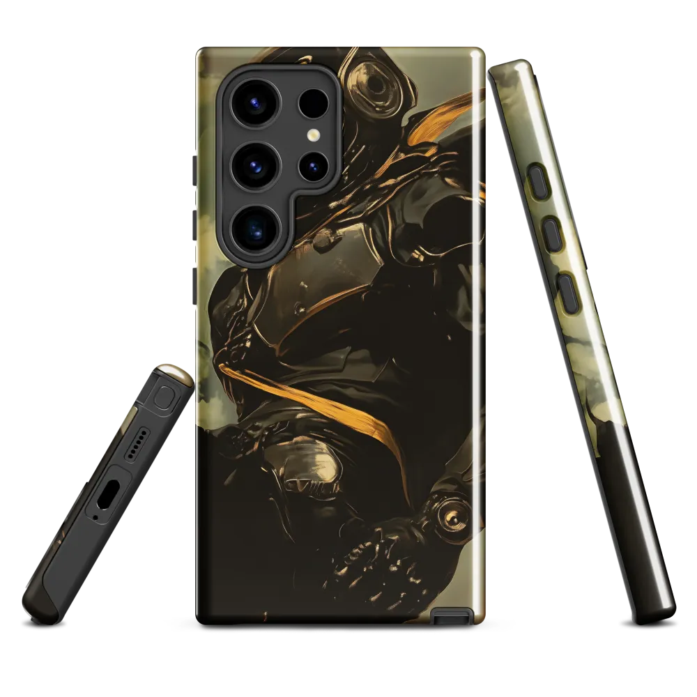 Ethereal Explorer: The Enigmatic Astronaut | Phone Case |  S24 Ultra | Tough Case | Glossy