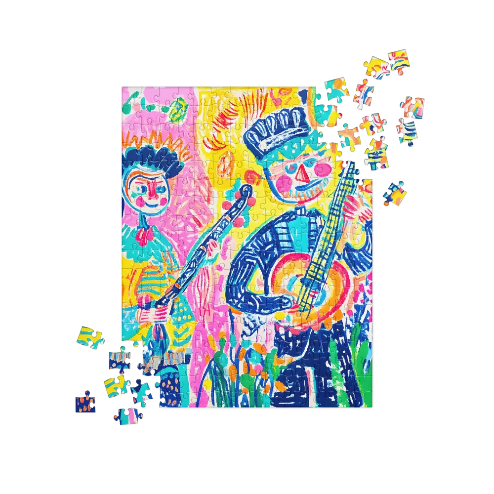 Joyful Duet: A Celebration of Music | Jigsaw Puzzle | 252/520 pieces