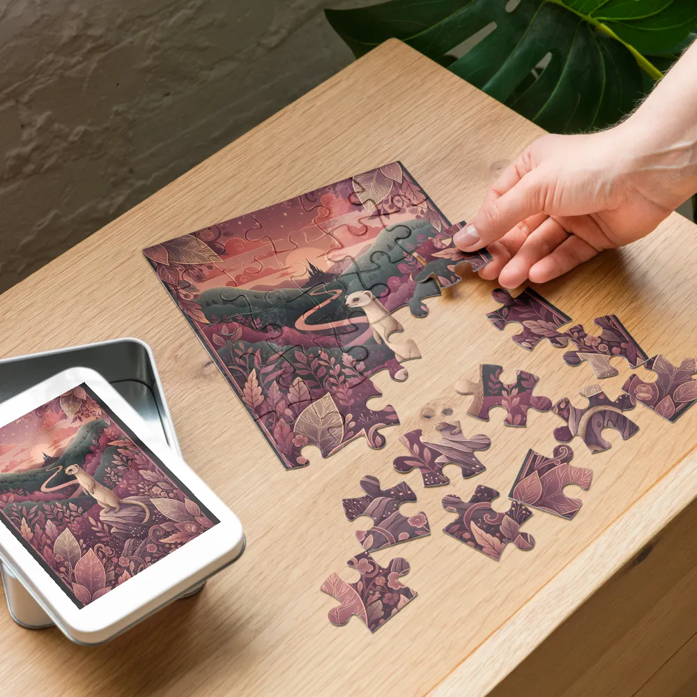 Valley Sentinel 
 Jigsaw Puzzle in Tin Box