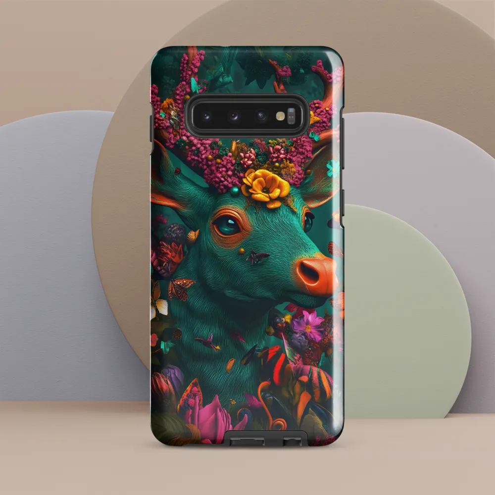 Whimsical Blossoms of the Enchanted Forest | Phone Case |  S10 Plus | Tough Case | Glossy