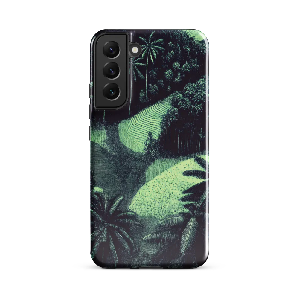 Harmony in Green: A Surreal Landscape