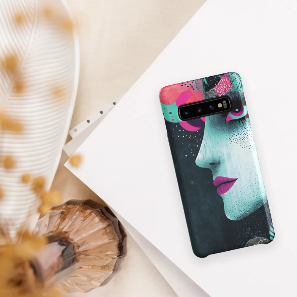 Mystical Beauty in Blue and Pink | Phone Case |  S10 | Snap Case | Matte