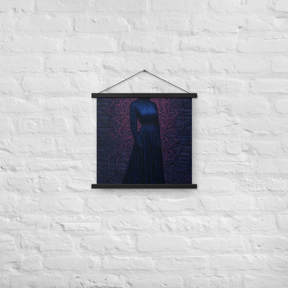 Veil of Enigma | Poster With Black Wood Hanger | 18″×18″