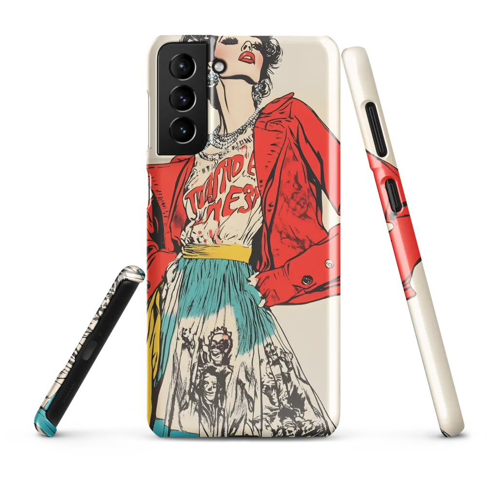 Vibrant Elegance: A Pop Art Fashion Statement