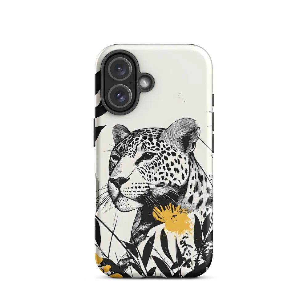 Majestic Leopard Amongst Flora | Phone Case