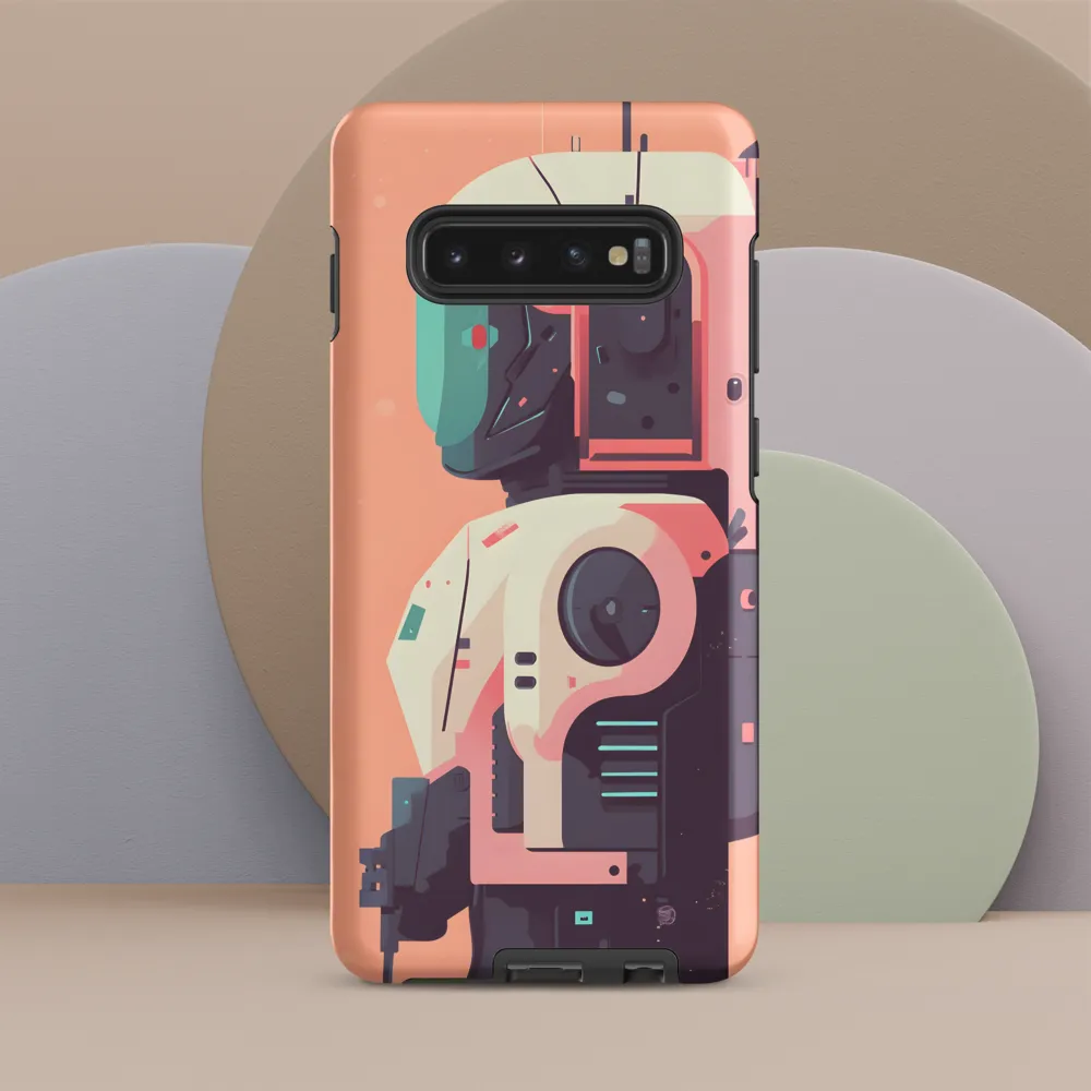 Futuristic Astronaut Bot | Phone Case |  S10 Plus | Tough Case | Matte