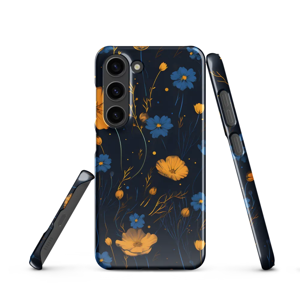 Nocturnal Blossoms | Phone Case |  S23 | Snap Case | Glossy