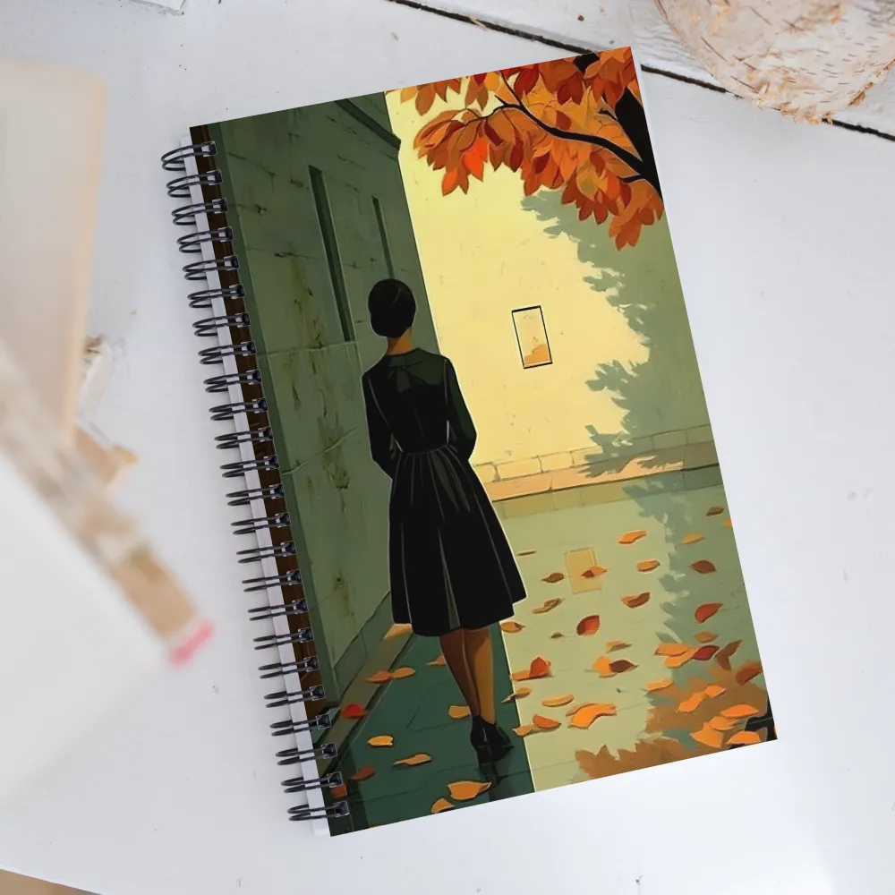 Solitude in Autumn | Spiral Notebook