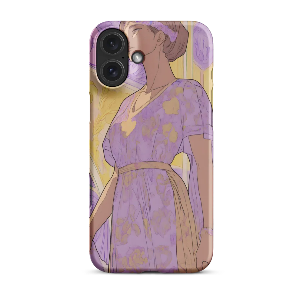 Elegance in Floral Harmony | Phone Case |  16 Plus | Snap Case | Matte