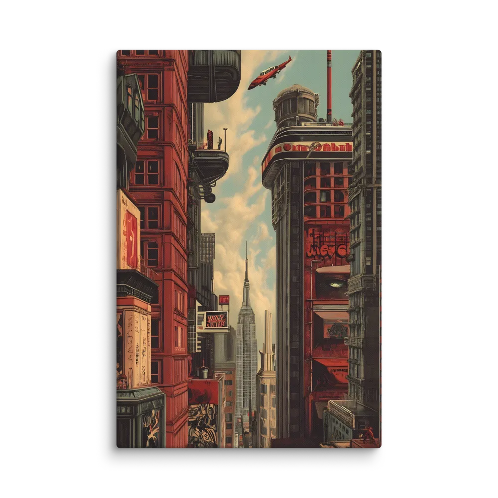 A Glimpse of Tomorrow: Urban Ambition | Canvas | 16″×24″