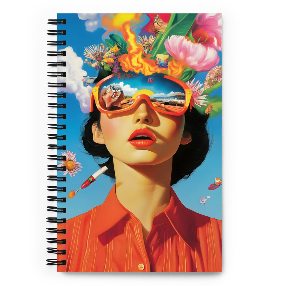 Reflections of Whimsy | Spiral Notebook