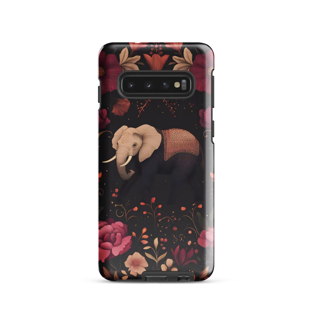 Whispers of the Wild: Elephants and Blooms