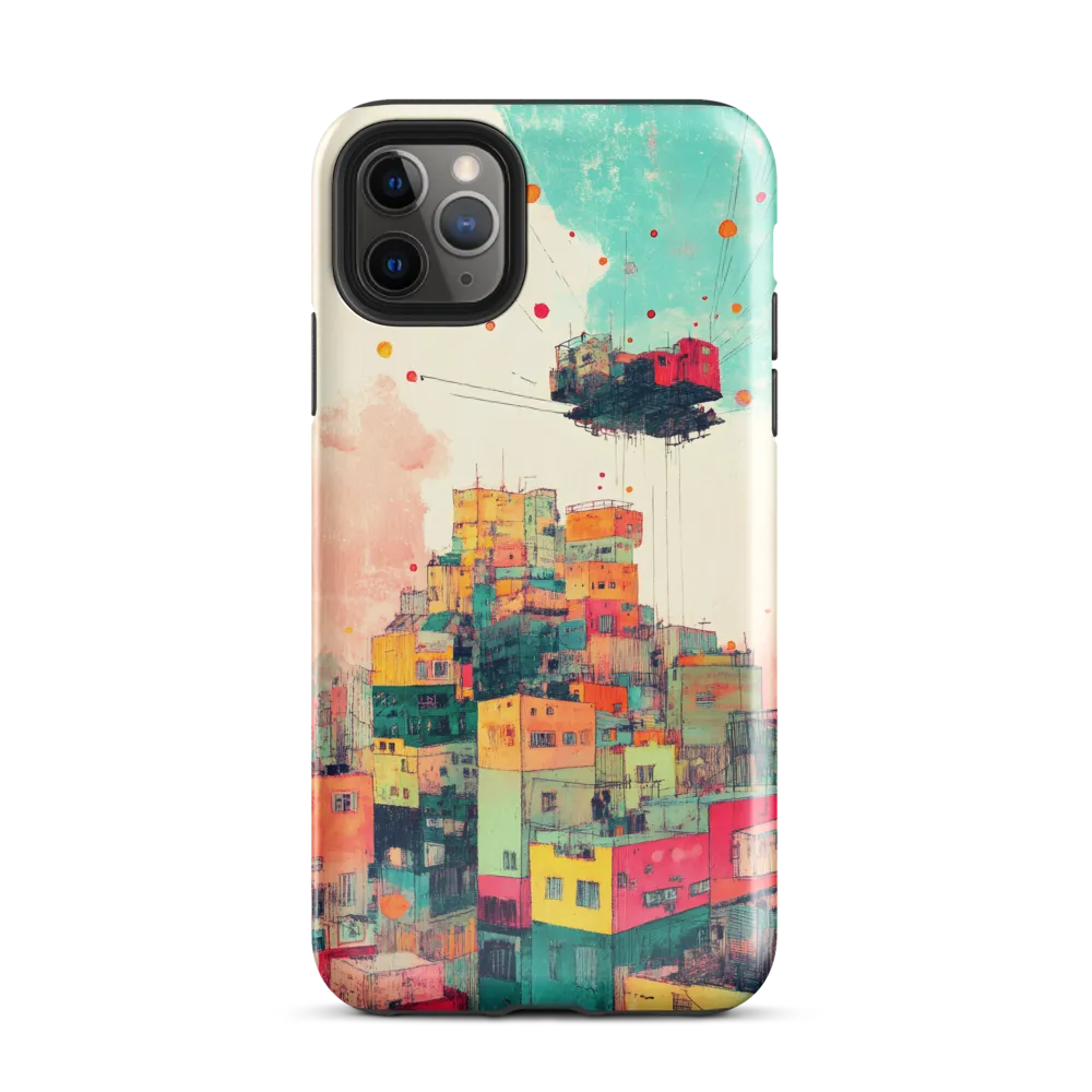 Whimsical Cityscape: A Surreal Journey | Phone Case |  11 Pro Max | Tough Case | Glossy