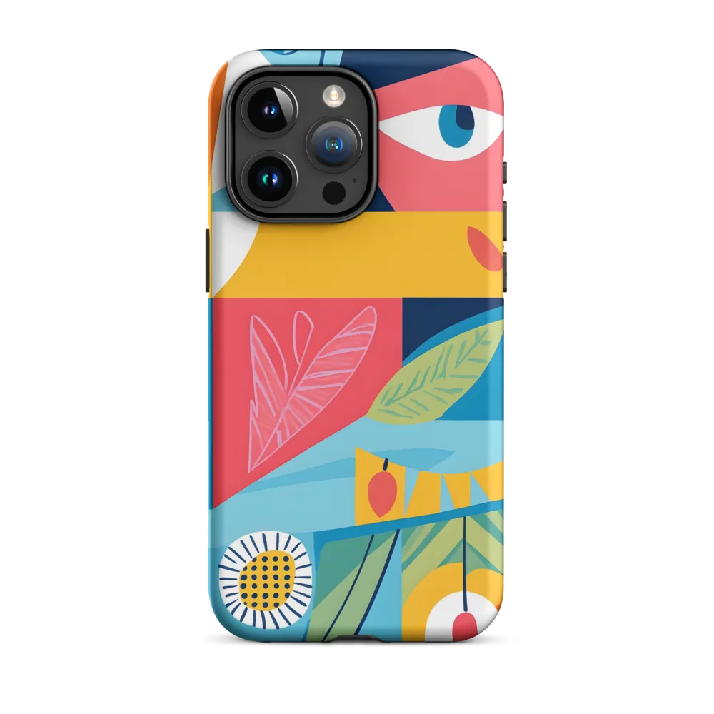 Vibrant Geometric Visage