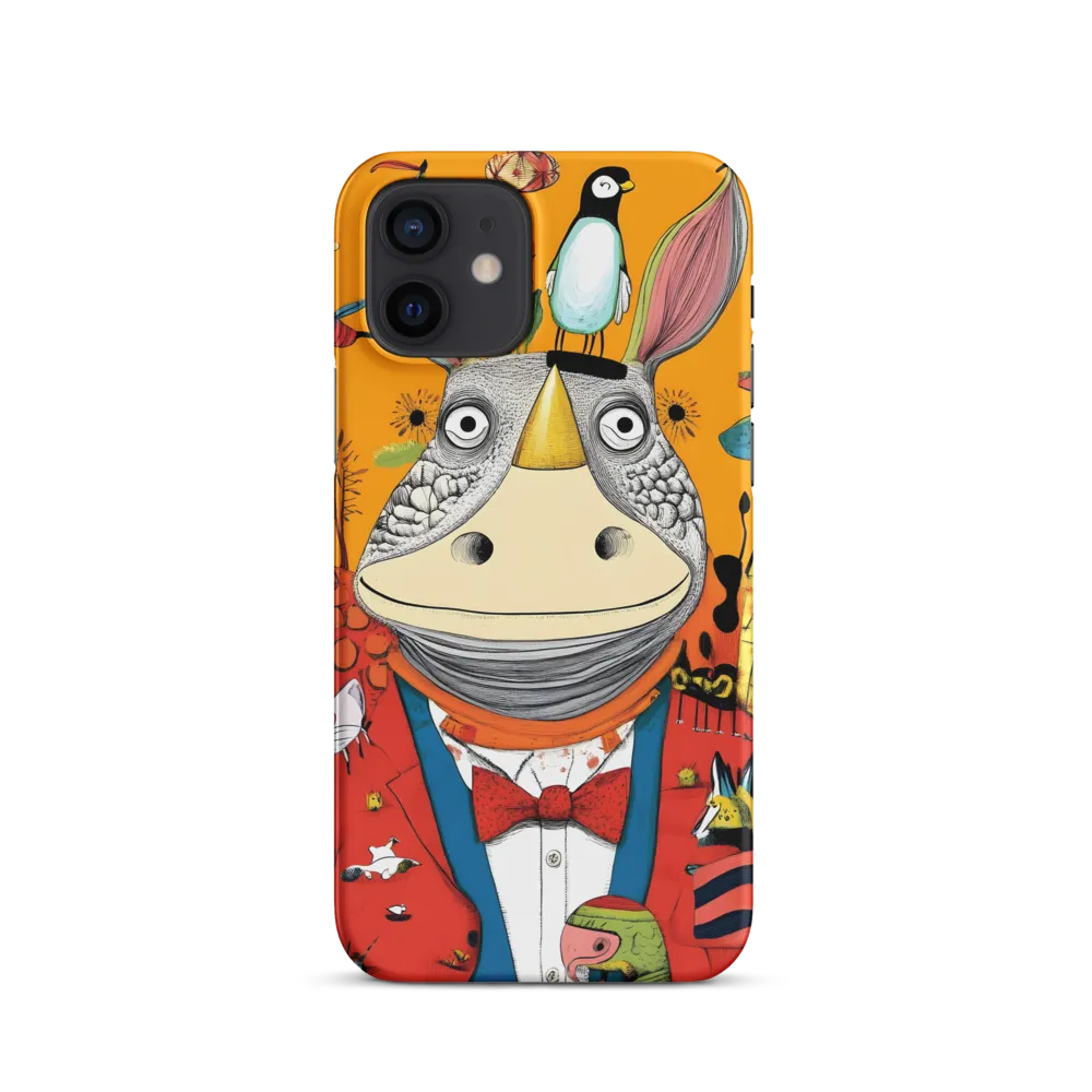 Whimsical Rhinoceros: A Playful Encounter