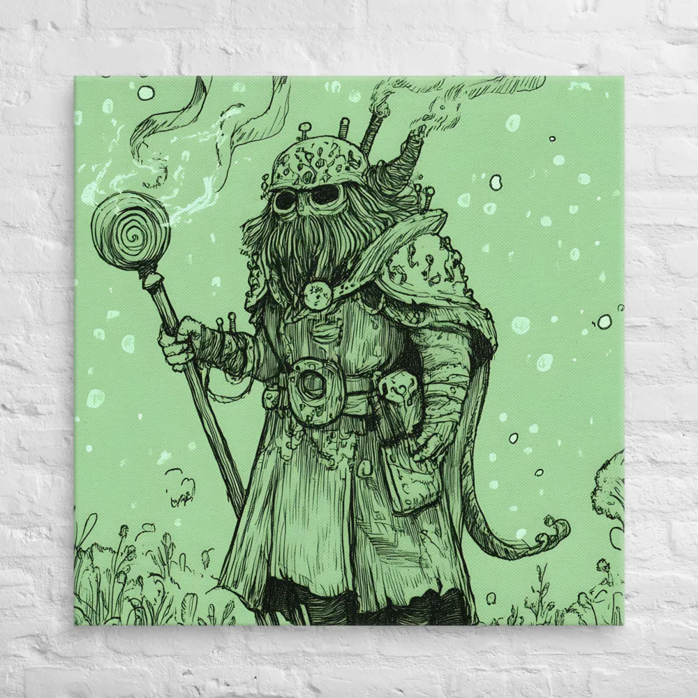The Enigmatic Wizard | Canvas | 37″×37″