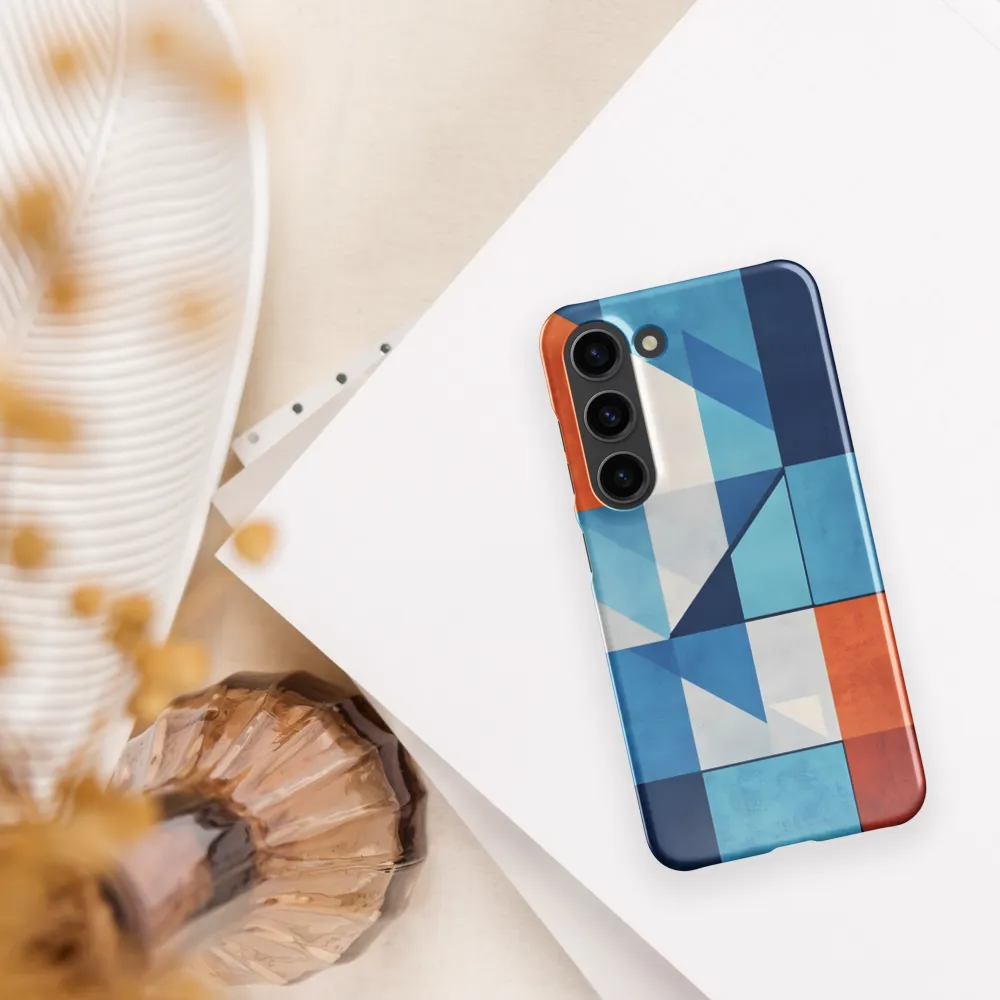 Geometric Harmony in Color | Phone Case |  S23 | Snap Case | Glossy