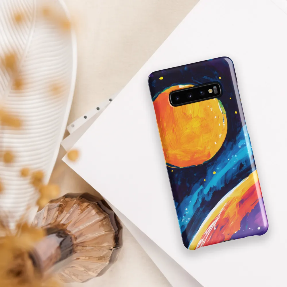 Galactic Harmony | Phone Case |  S10 Plus | Snap Case | Glossy