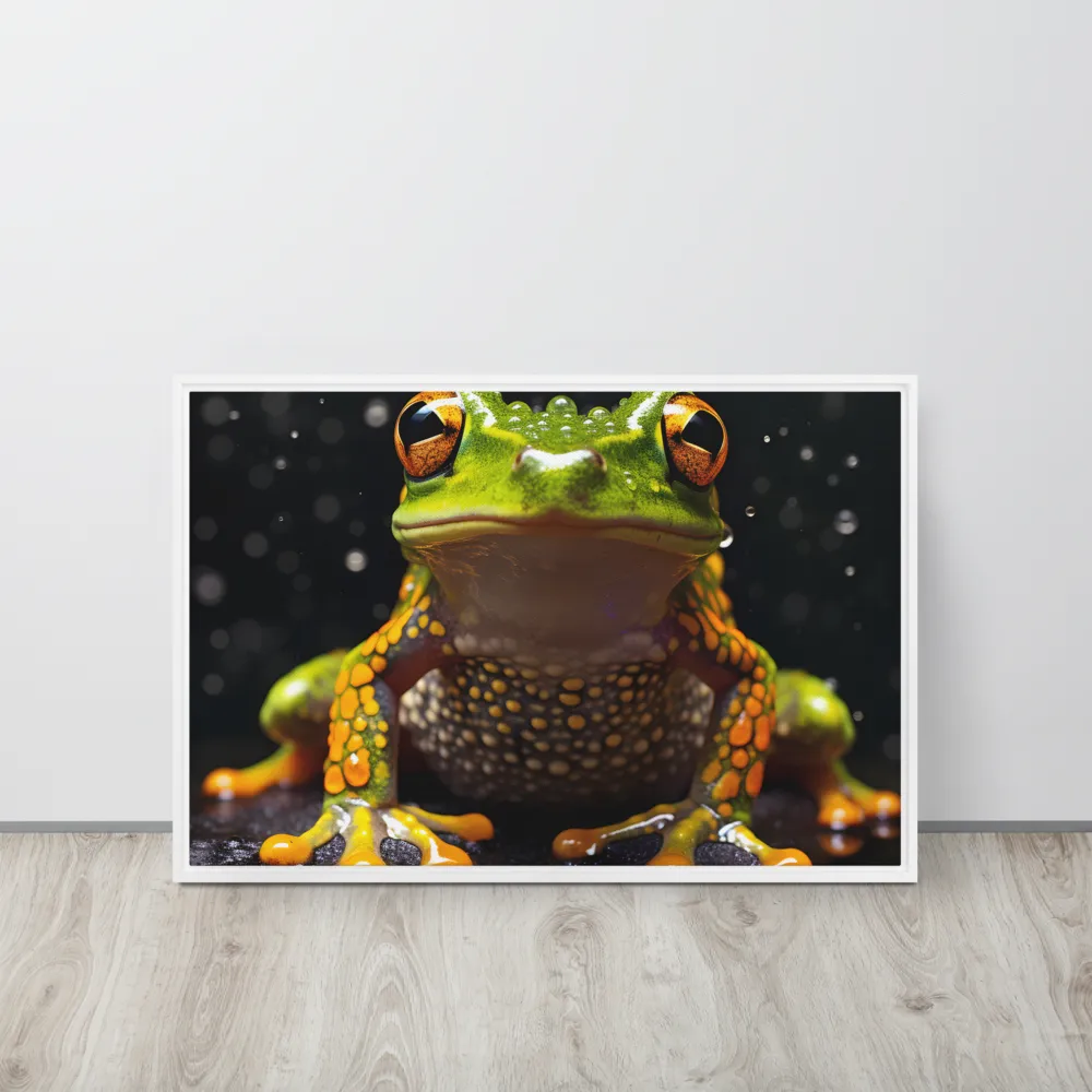 Emerald Elegance: The Frog in Focus