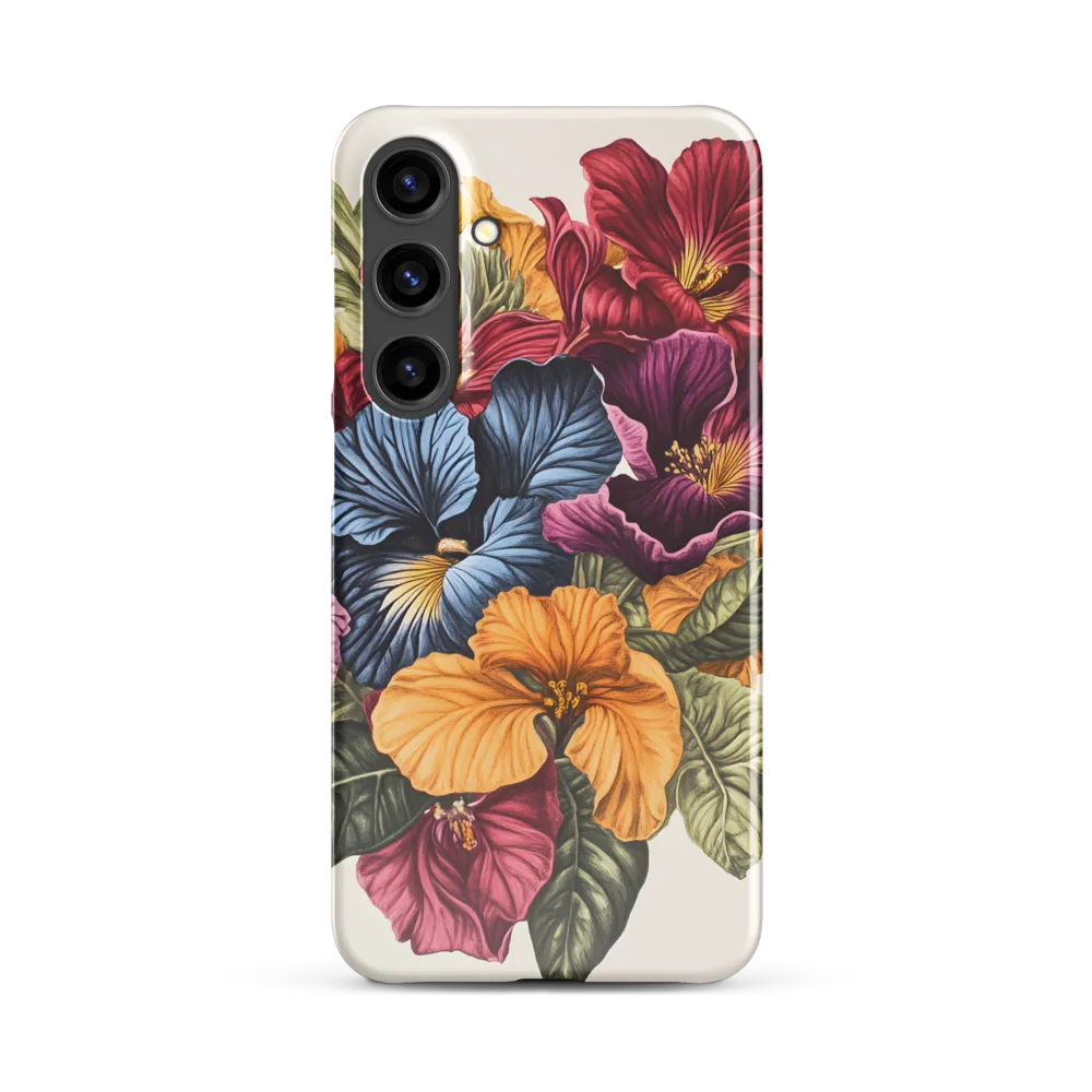 Floral Symphony in Color | Phone Case |  S24 Plus | Snap Case | Glossy