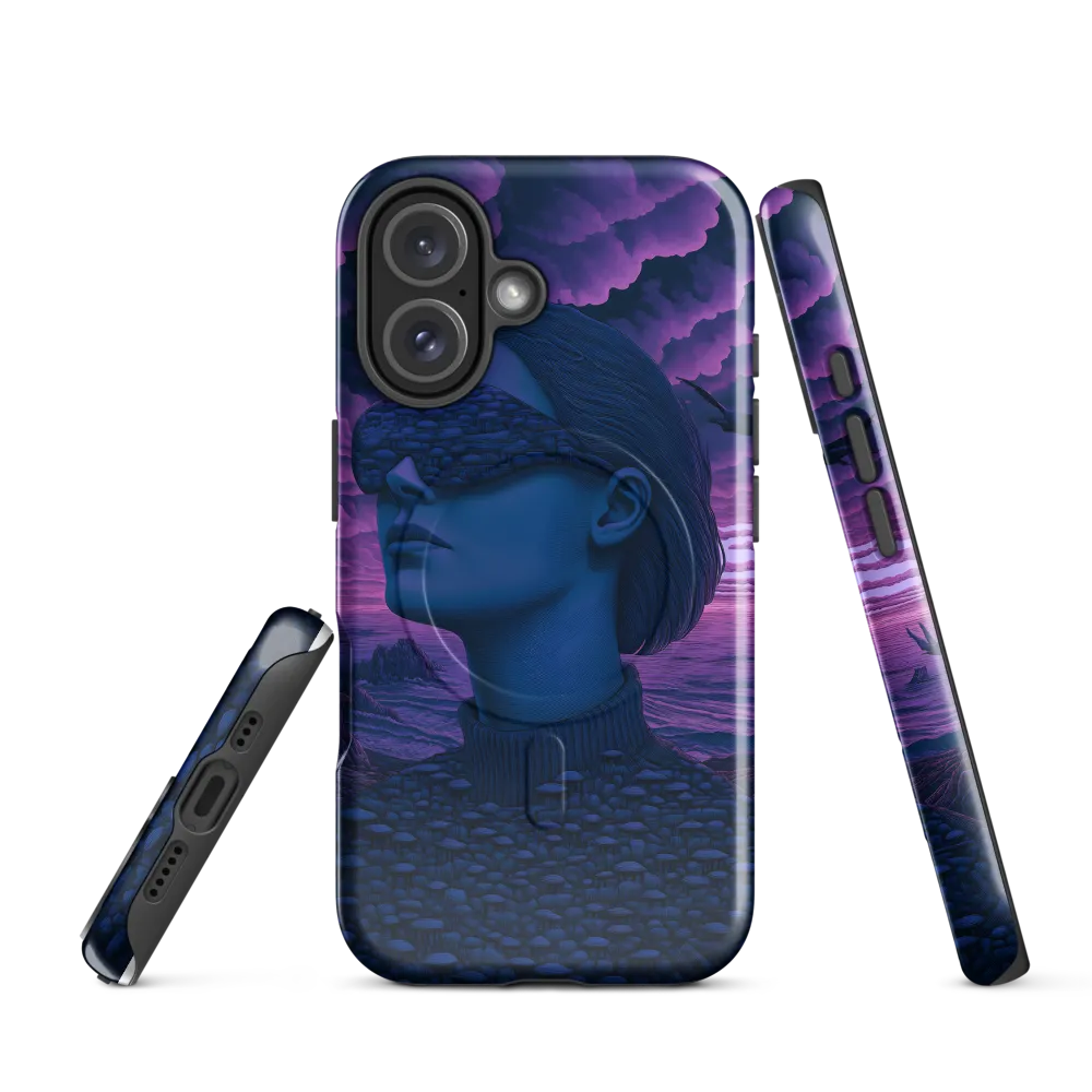 Beyond the Veil: A Surreal Vision | Phone Case |  16 | MagSafe® Tough Case | Glossy