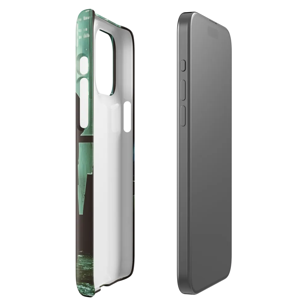 Silent Contemplation in a Futuristic Dystopia | Phone Case |  15 Pro Max | Snap Case | Glossy