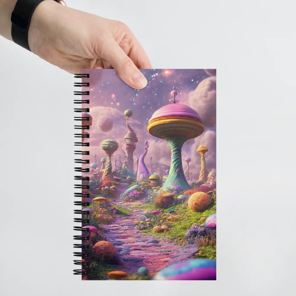 Whimsical Worlds: A Journey Through Fantasy | Spiral Notebook