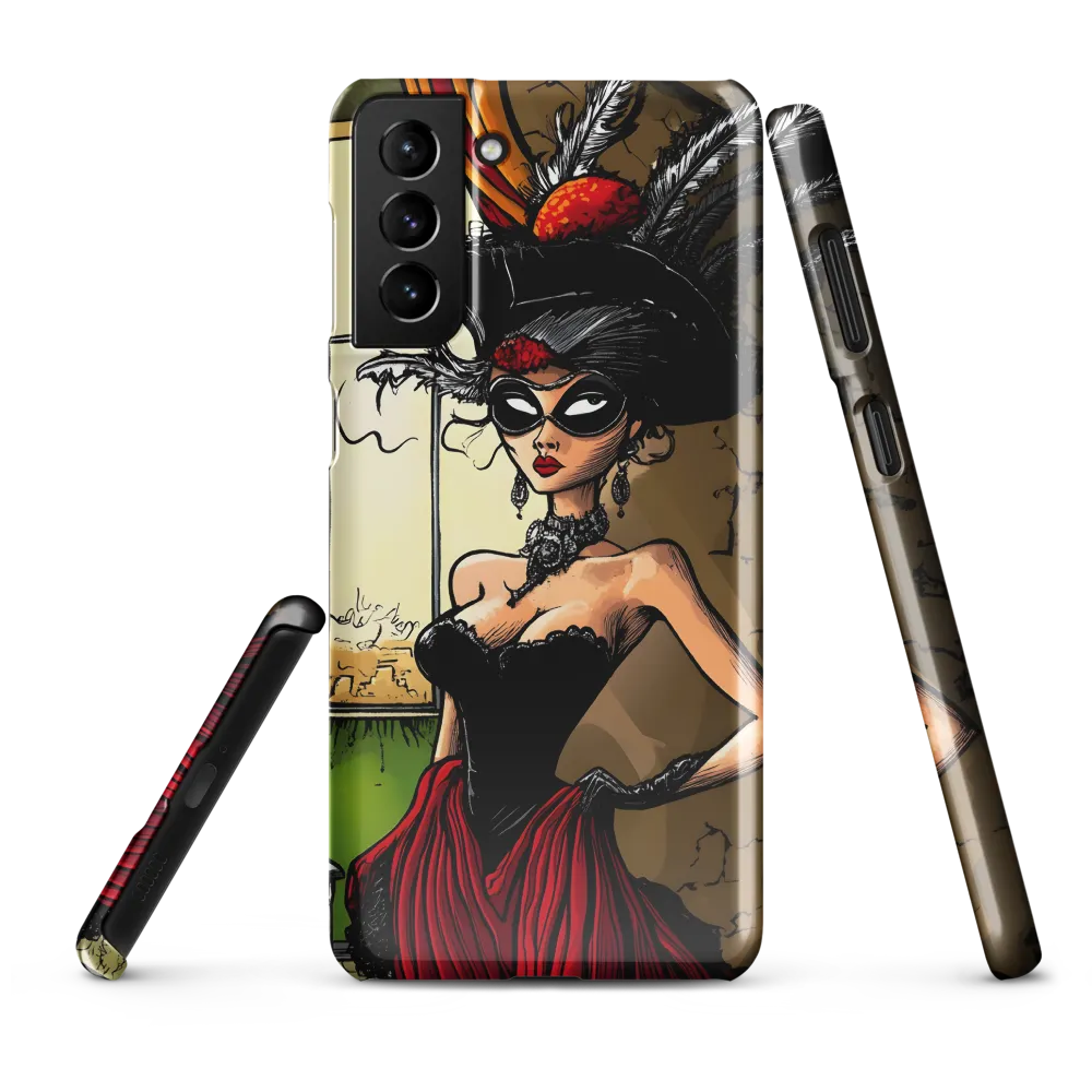 Chic Enigma | Phone Case |  S21 Plus | Snap Case | Glossy