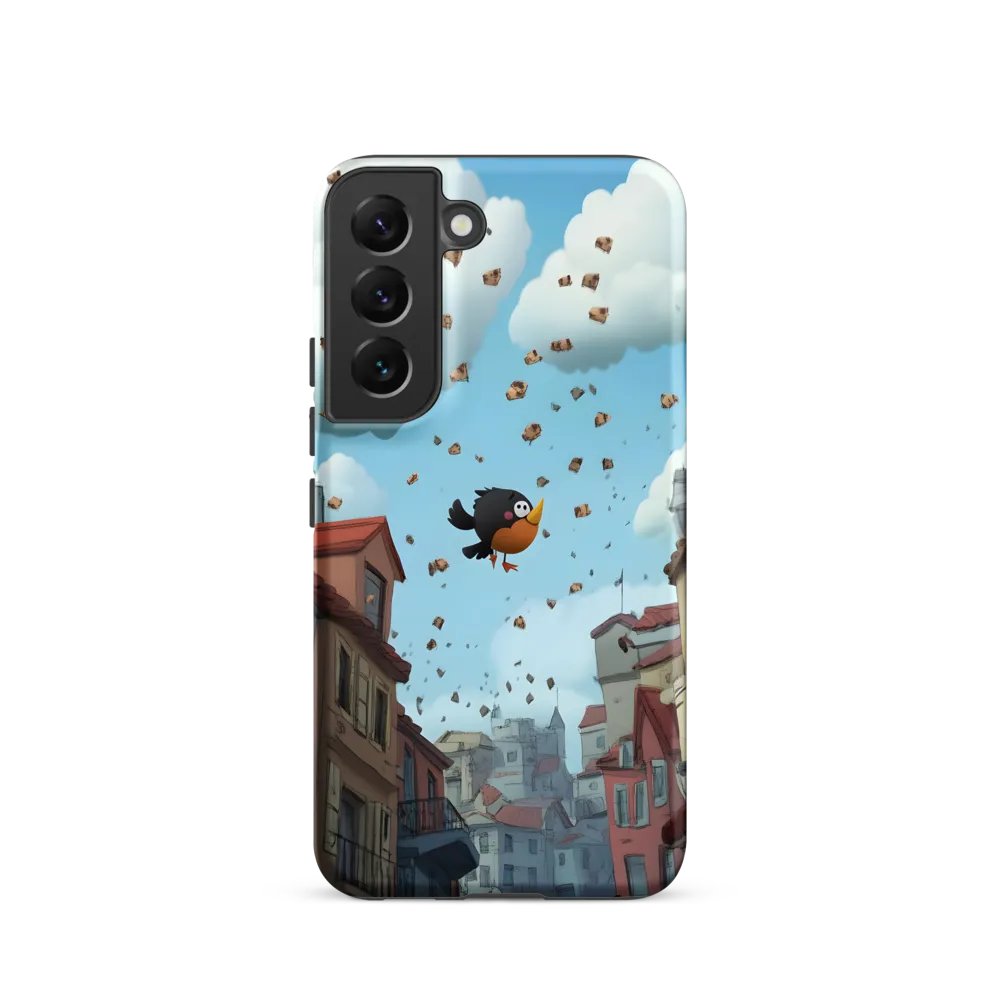 A Whimsical Flight Through Bread and Sky