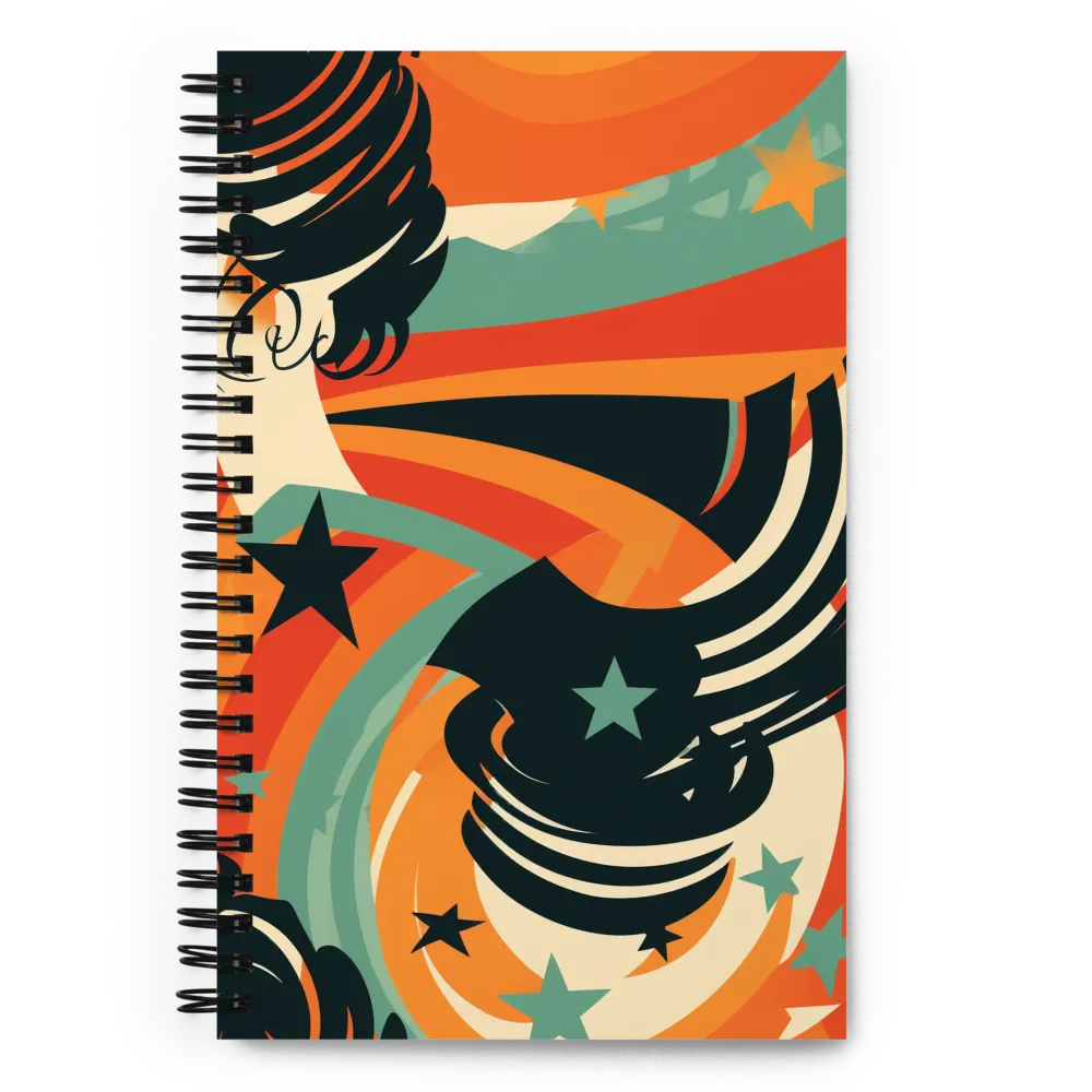 Swirls of Elegance | Spiral Notebook