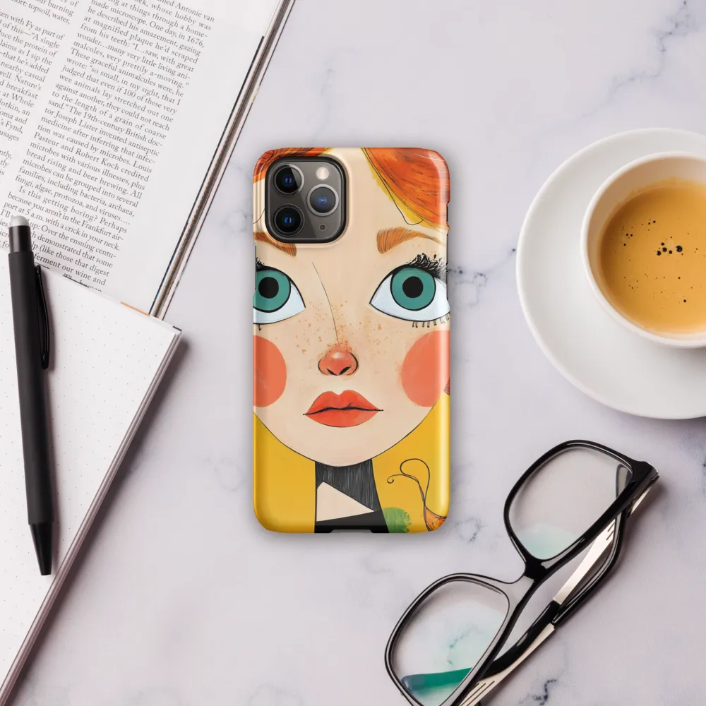 Whimsical Portrait of a Girl | Phone Case |  11 Pro | Snap Case | Glossy