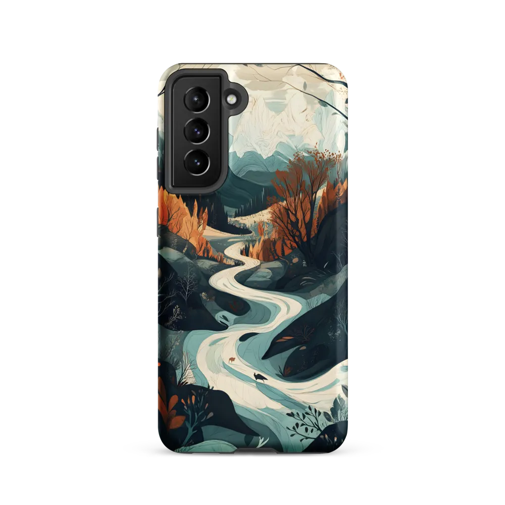 Winding Serenity: A Digital Landscape