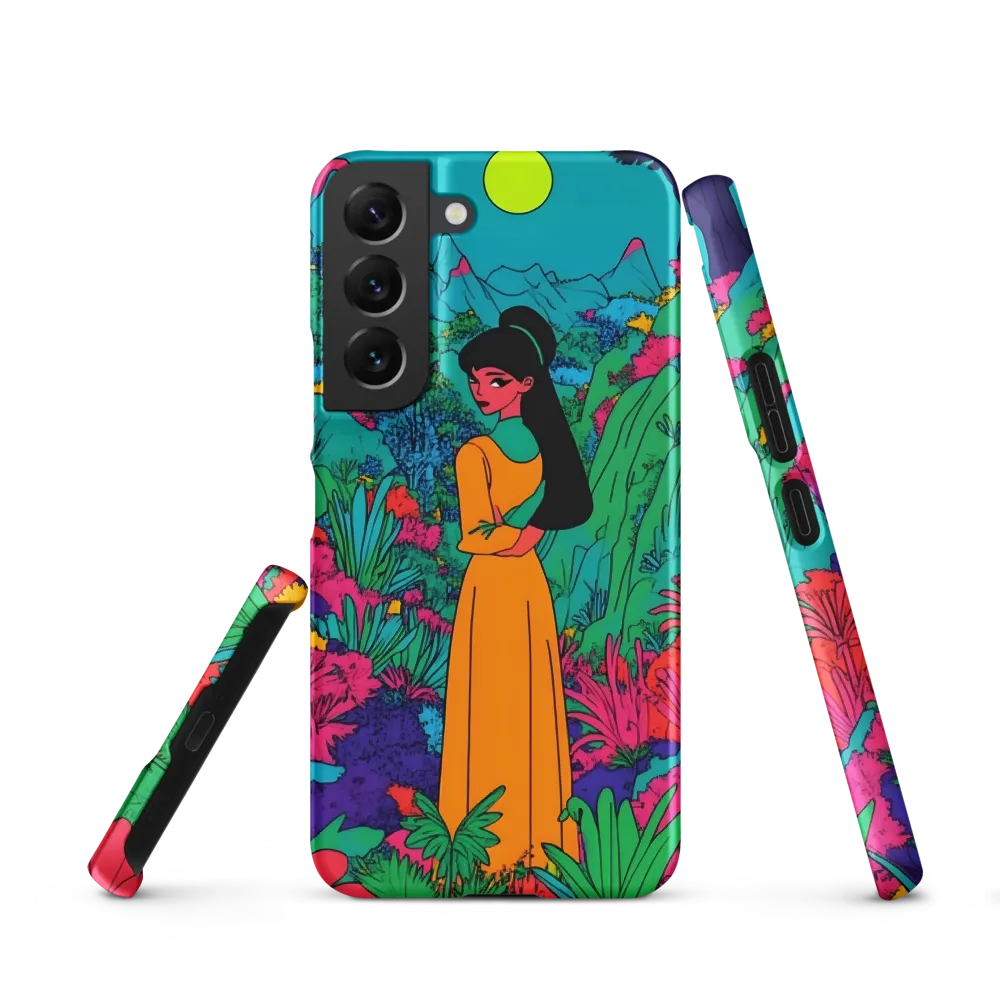 Ethereal Serenity in a Psychedelic Landscape