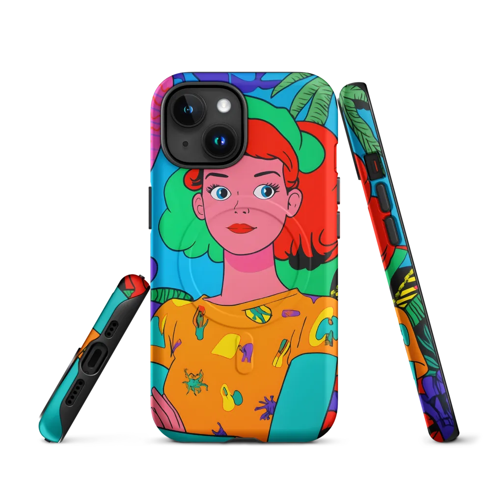 Tropical Vibes: A Playful Portrait
