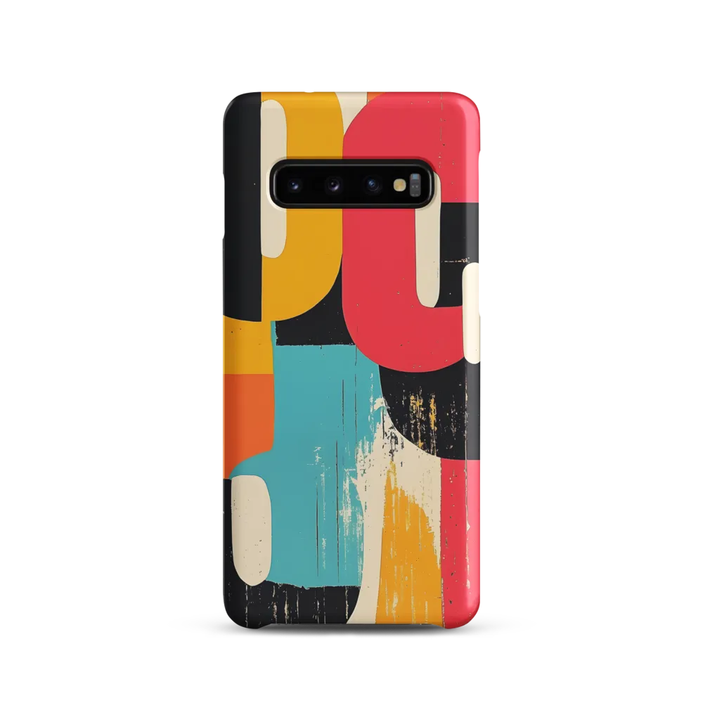 Colorful Curves: Numbers in Harmony | Phone Case |  S10 | Snap Case | Matte