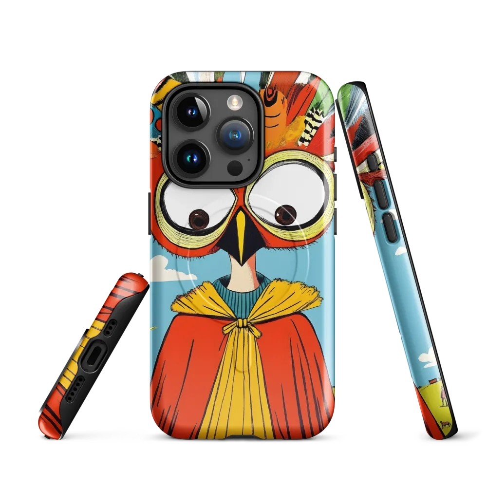 A Whimsical Encounter: The Owl-Human Fusion
