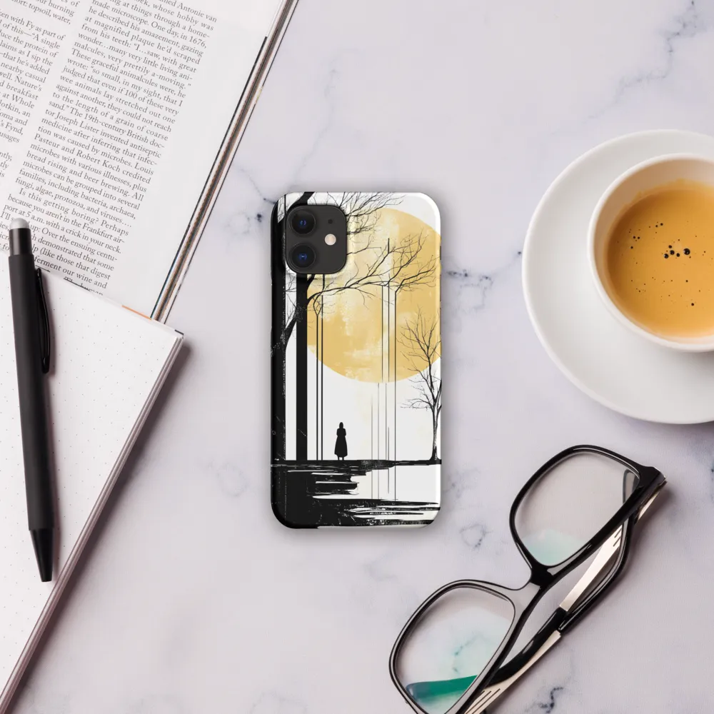 Solitude Under the Yellow Sun | Phone Case |  12 Mini | Snap Case | Matte