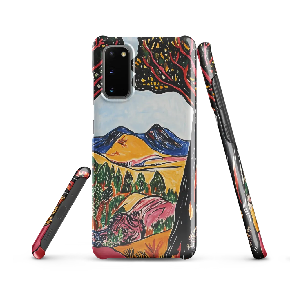 Vibrant Nature's Embrace | Phone Case |  S20 | Snap Case | Glossy