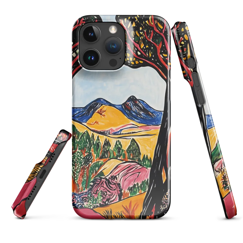 Vibrant Nature's Embrace | Phone Case |  16 Pro Max | Snap Case | Glossy