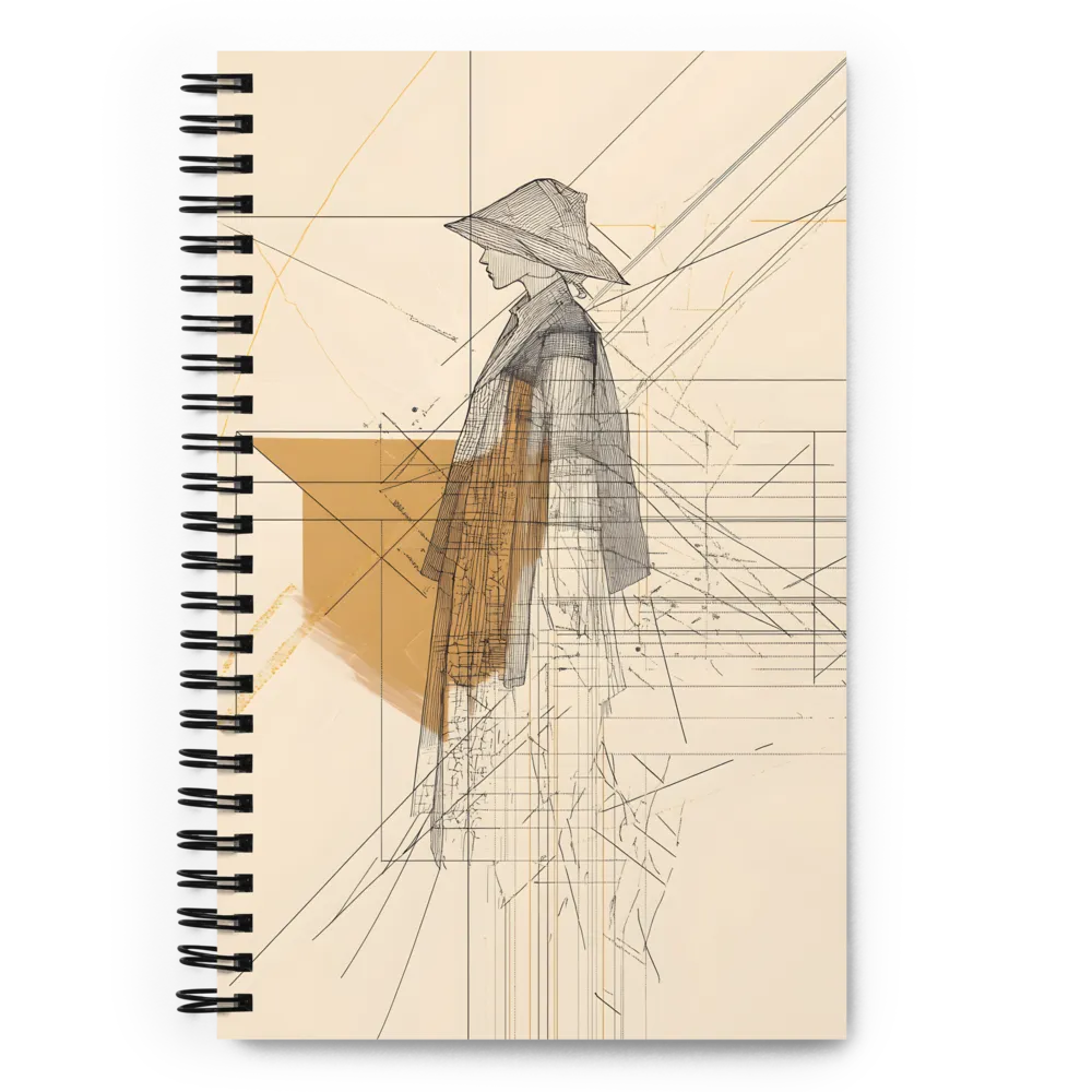 Abstract Profile: A Minimalist Exploration | Spiral Notebook