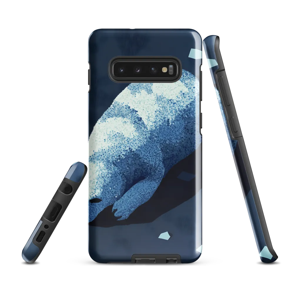 Silent Majesty: The Polar Bear's Realm | Phone Case |  S10 Plus | Tough Case | Glossy