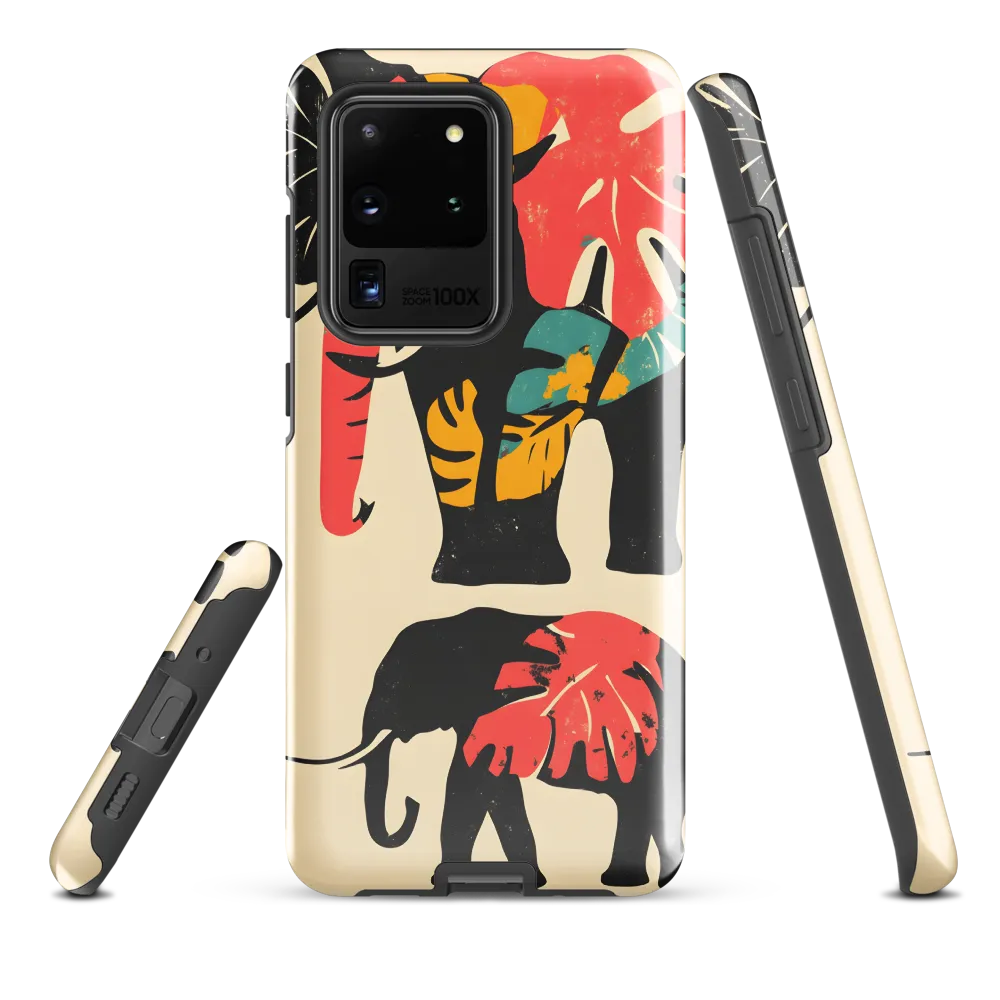 Tropical Elegance: The Elephant's Dance