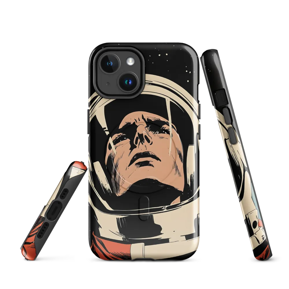 Gaze of the Astronaut | Phone Case |  14 | MagSafe® Tough Case | Glossy