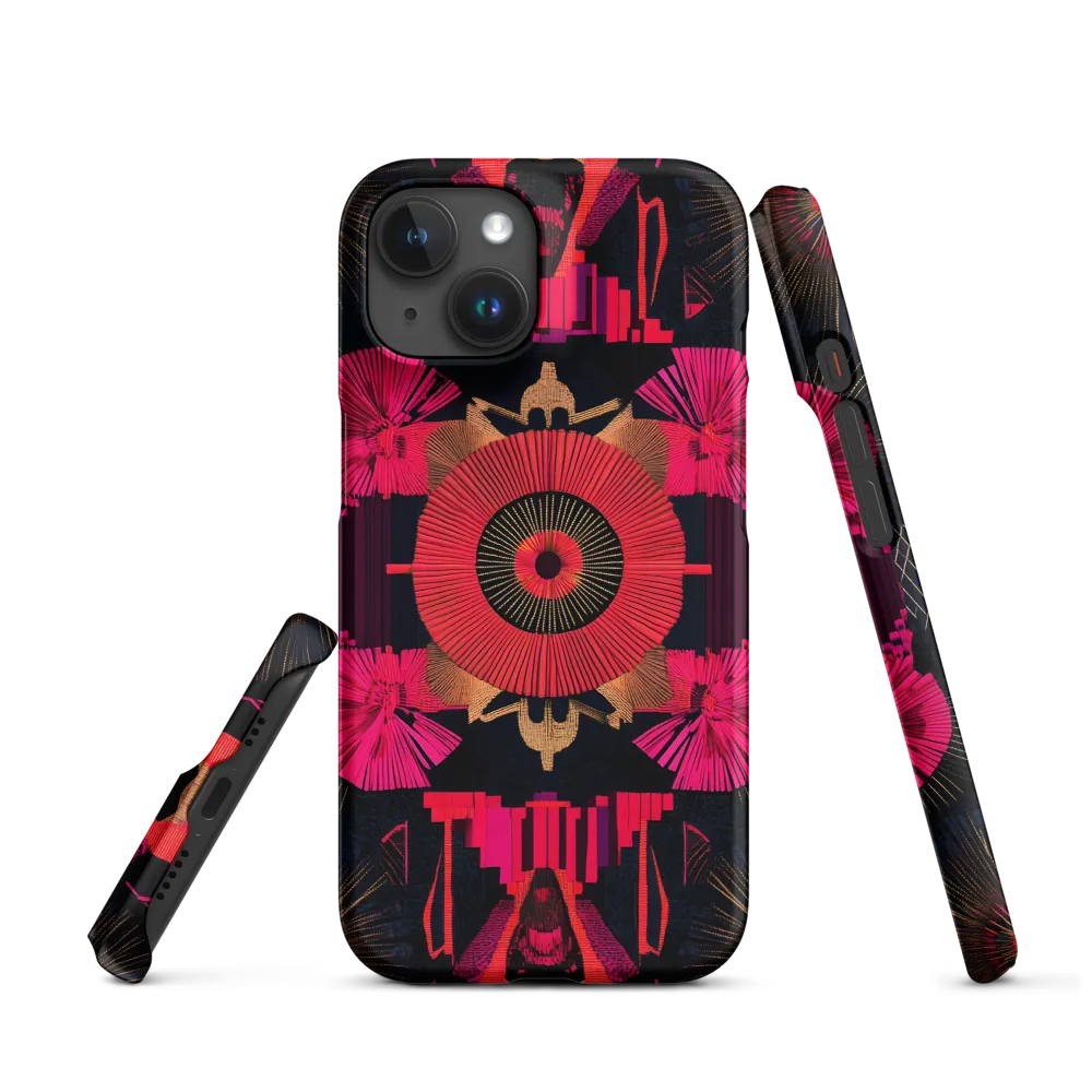 Dynamic Geometric Symphony | Phone Case |  15 | Snap Case | Matte